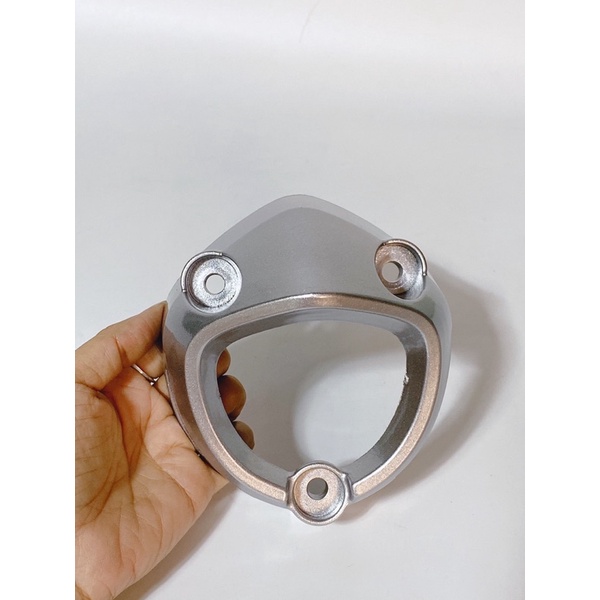 Chụp đít pô Ex150 Exciter 150 màu Carbon, đen nhám, bạc.