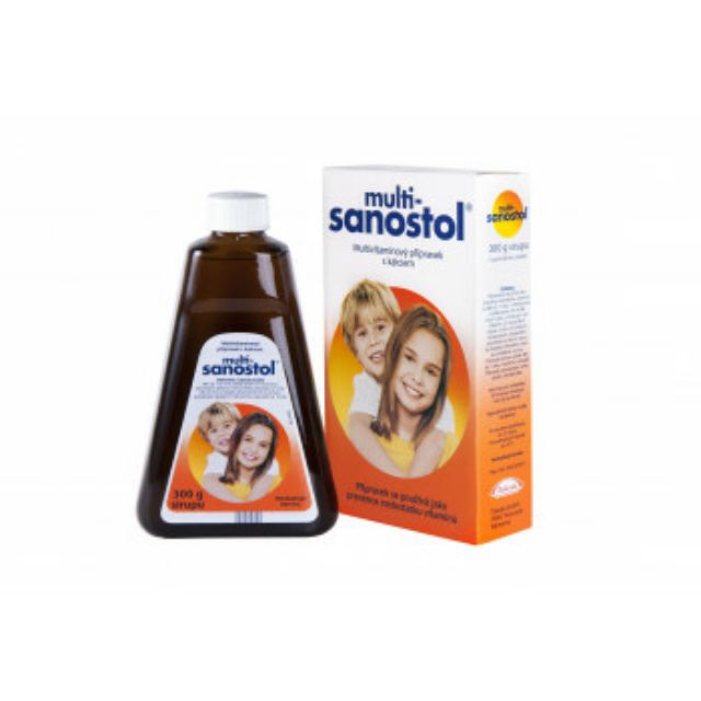 VITAMIN TỔNG HỢP SANOSTOL SỐ 3 DÀNH CHO TRẺ TỪ 3 TUỔI ĐẾN 6 TUỔI HÀNG NỘI ĐỊA ĐỨC, THƠM NGON, DỄ UỐNG, HÀNG ĐỦ BIL