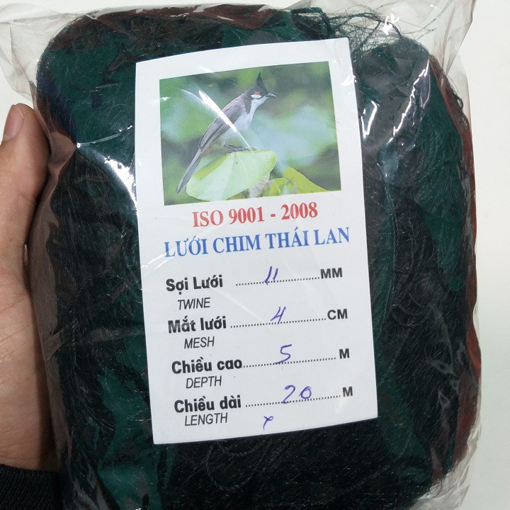 Lưới Bẫy Chim Chào Mào, Họa Mi, Chích Chòe lưới chim tàng hình đồ câu cá hàng hót giá rẻ