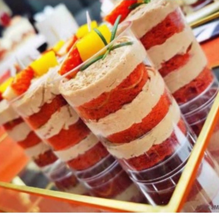 Ly mousse 6080 đựng bánh lạnh tiramisu, panna cotta