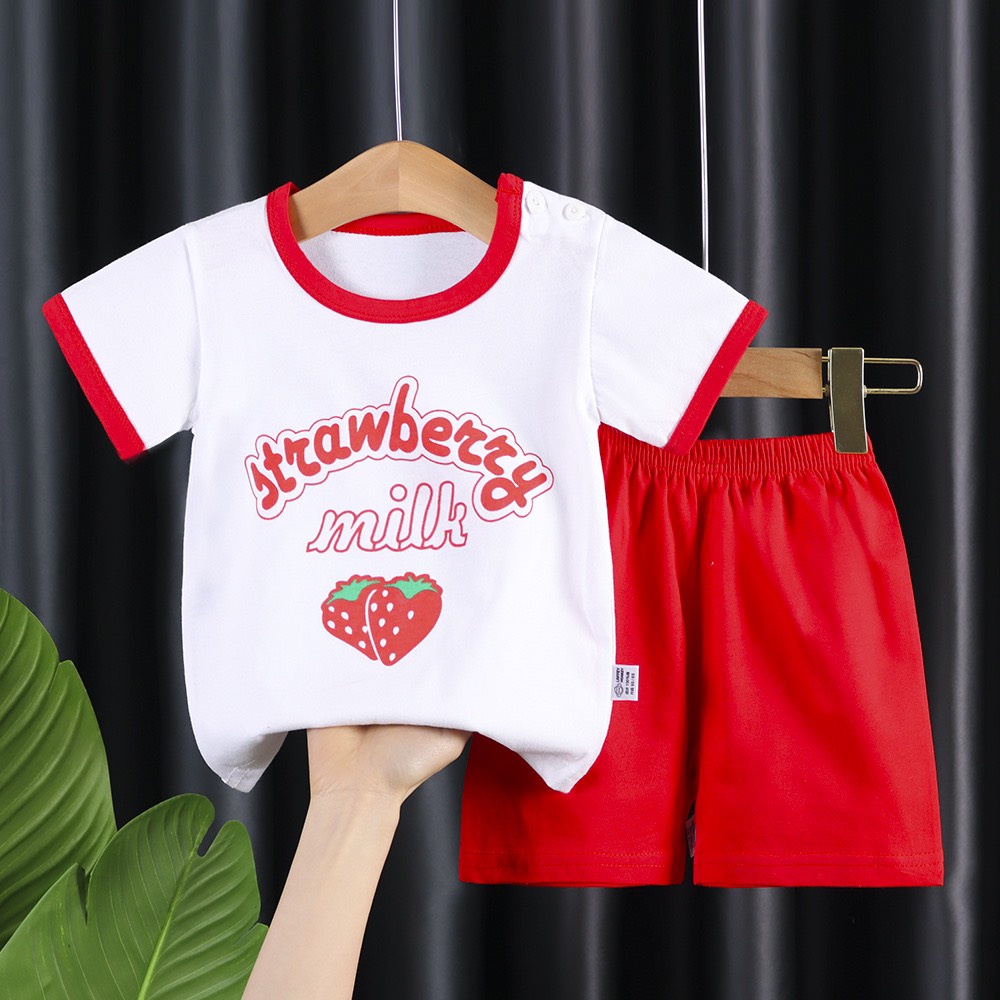 Bộ cotton cộc tay qc cho bé  - p4