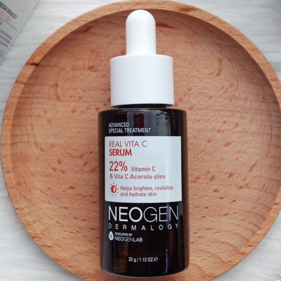 Serum Neogen Hàn Quốc 22% vitamin c, 5% niacinamide dưỡng trắng, mờ thâm dành cho da dầu mụn 32g NPP Shoptido