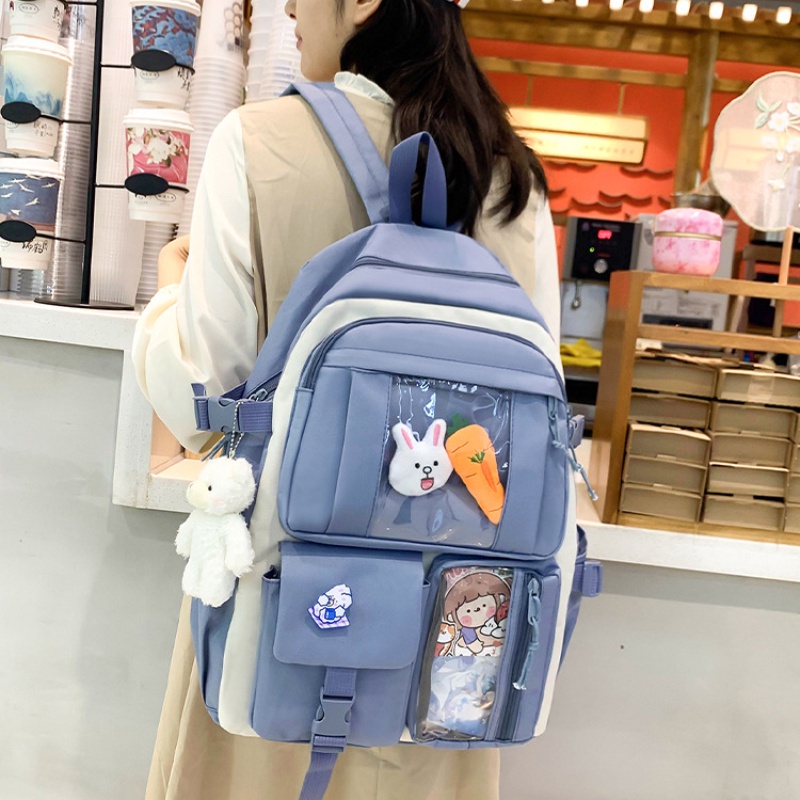 Balo đeo vai IELGY sức chứa lớn siêu nhẹ dành cho học sinh