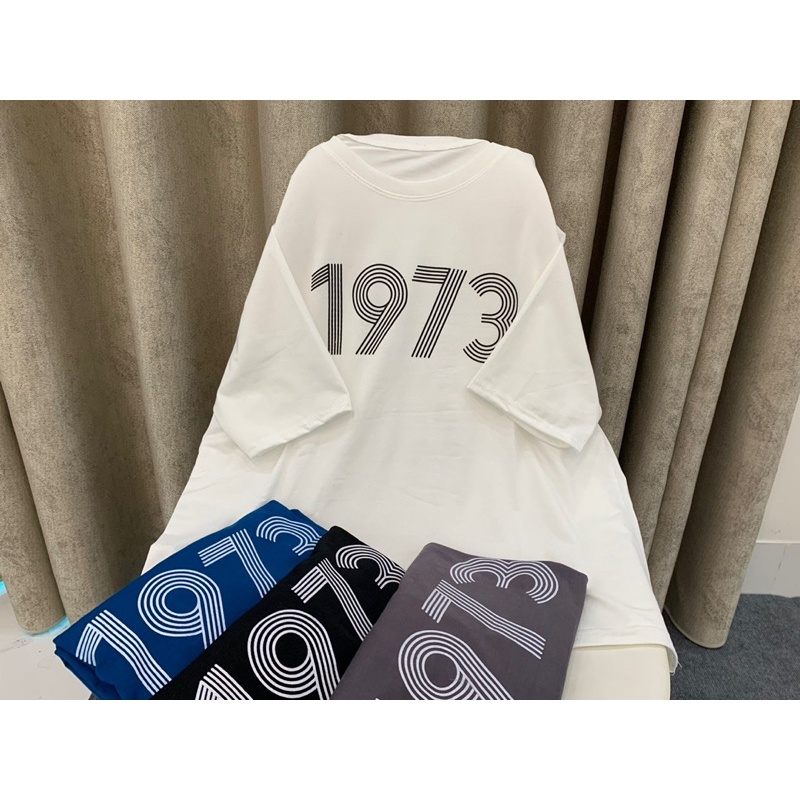 [CÓ ẢNH THẬT] Áo Thun Tay Lỡ 1973 Hot Trend 2022 - Áo Phông Rộng Unisex Nam Nữ
