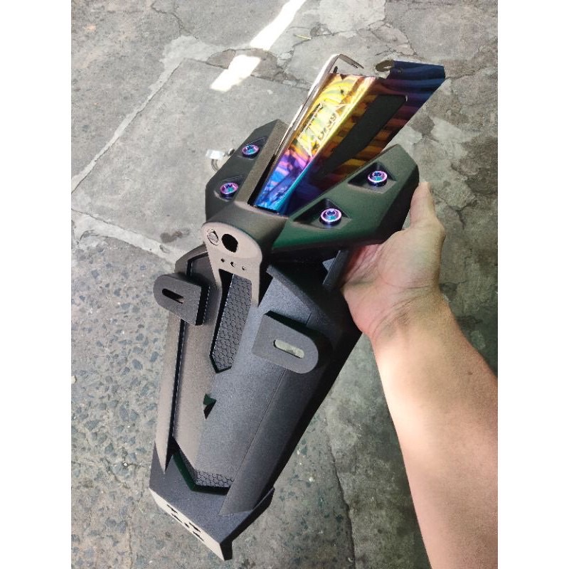 Bộ Dè Sau EXCITER 150 Malaysia Bát KING Drag Titanium