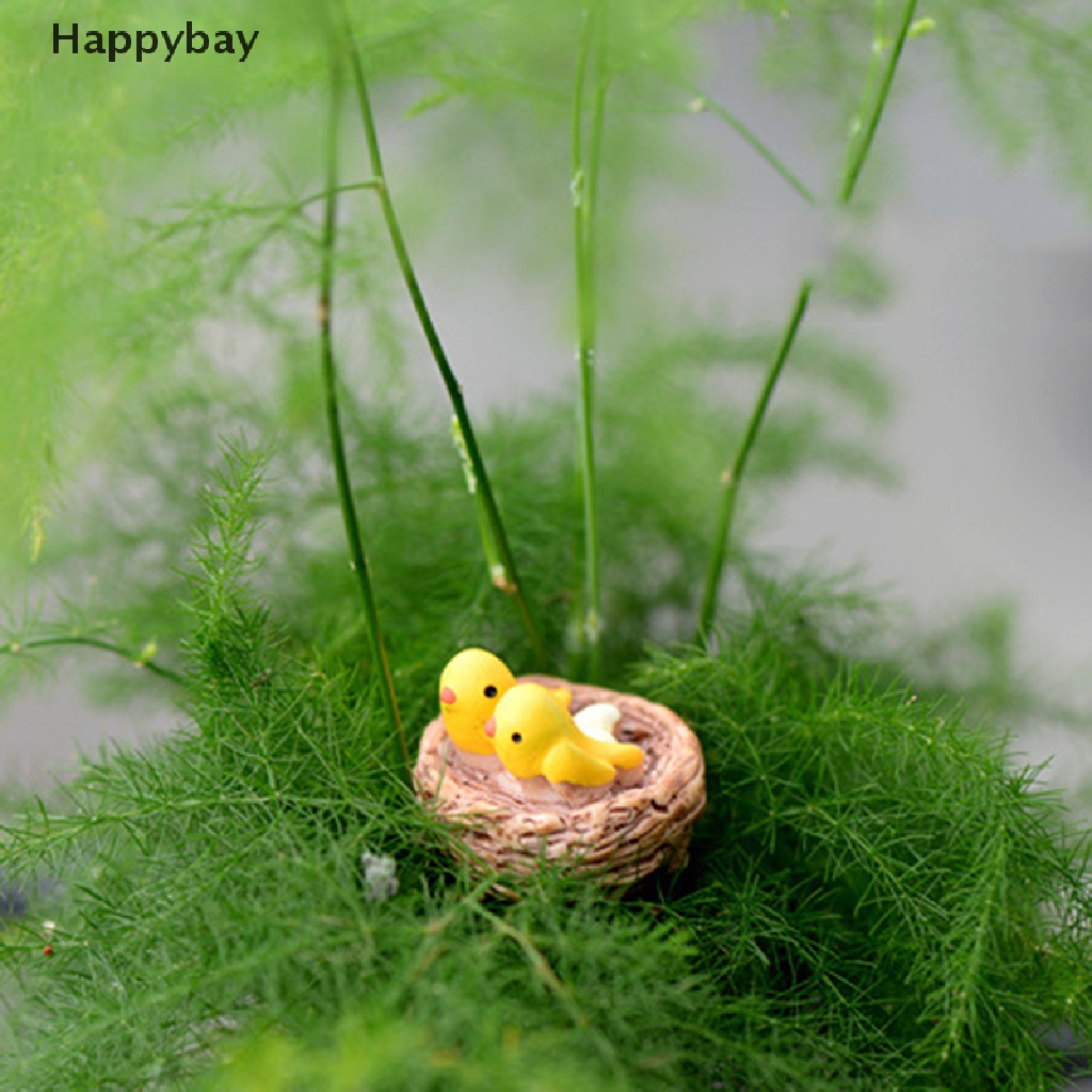 Mô Hình Tổ Chim Và Tổ Chim mini Bằng Nhựa resin Thủ Công Trang Trí Nhà Cửa