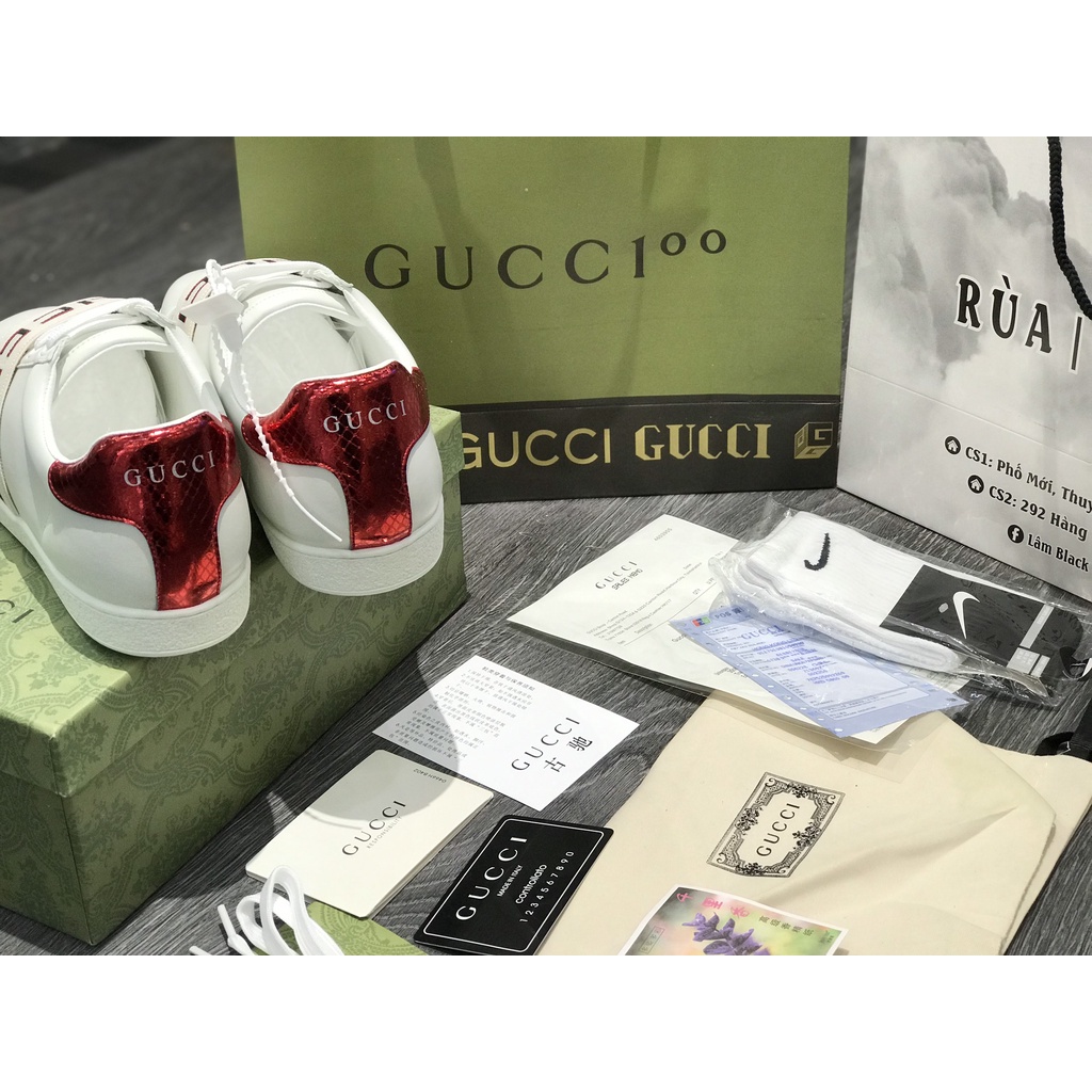 Siêu Phẩm Giày Thể Thao Sneaker Gu..CCi Quai Chun Đoàn Văn Hậu Cao Cấp Ảnh Thật + freeship + Tặng Tất