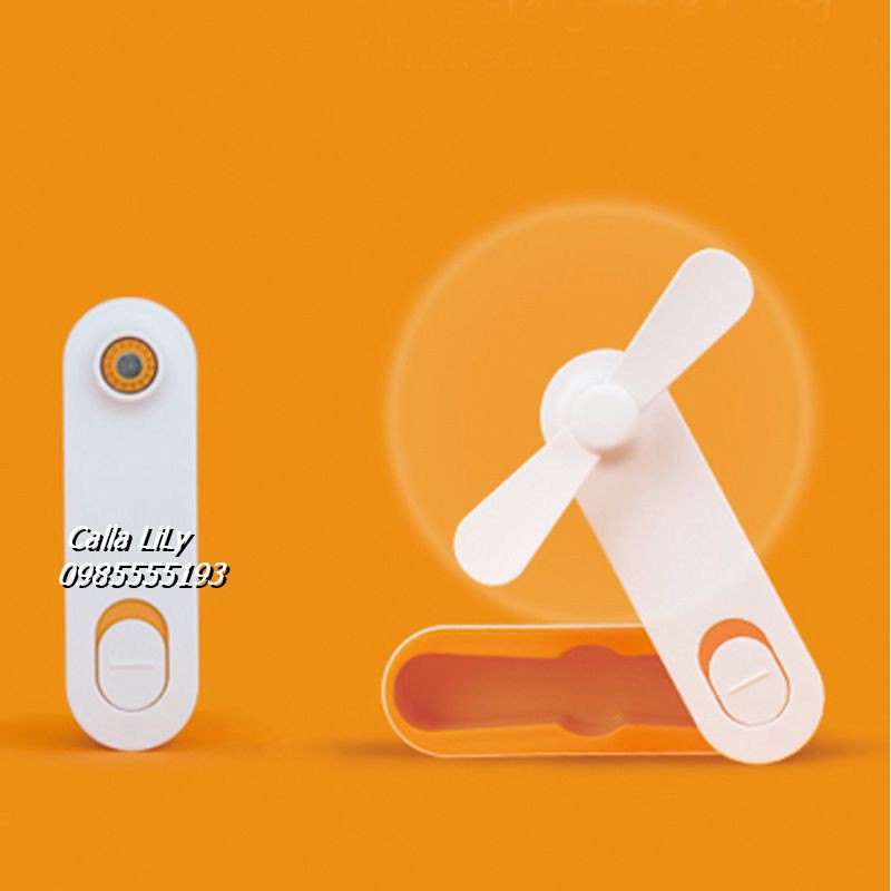 [FreeShip]Quạt Mini cầm tay gấp gọn Hàn Quốc [Full Box]