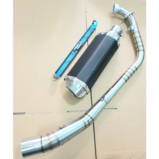 Pô KING DRAG lục giác full cổ cao cấp cho winer winer x sonic Exciter raider satria gsx wave sirius jupiter inox304