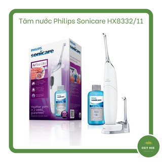 Máy tăm nước Philips Sonicare Airfloss Ultra HX8332/11 - Tặng kèm nước vệ sinh miệng Philips