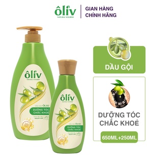 Combo 2 Dầu Gội Ôliv Dưỡng Tóc Chắc Khỏe 650ml + 250ml