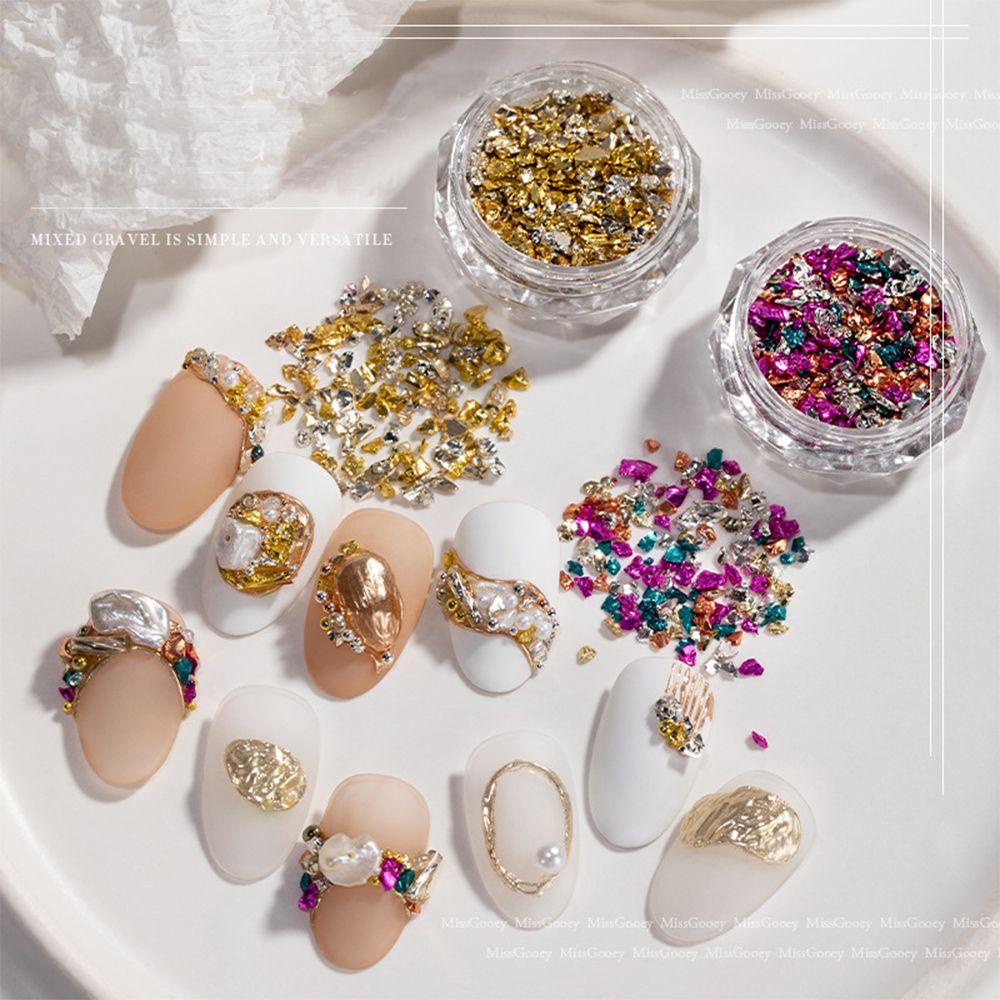 Phụ Kiện Trang Trí Móng Tay Xinh Xắn Chất Lượng|Hạt Đá Nhiều Màu Đính Móng Tay Charms