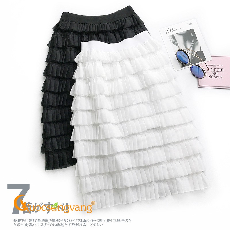 Chân váy xếp ly chân váy midi GLV107 Cuocsongvang