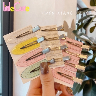 Bộ 4 kẹp tóc mỏ vịt bằng kim loại phong cách Hàn Quốc dễ thương phong cách INS dành cho bạn nữ dùng hàng ngày