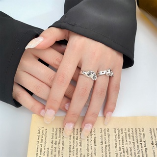 2 chiếc nhẫn đeo tay phong cách Hàn Quốc