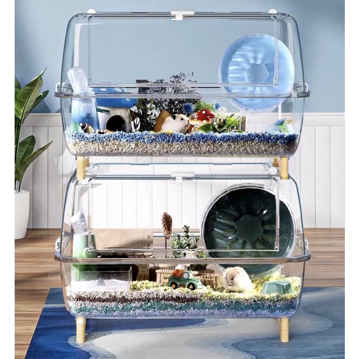 Chuồng Bucatstate Trong Suốt 65cm Dành Cho Hamster