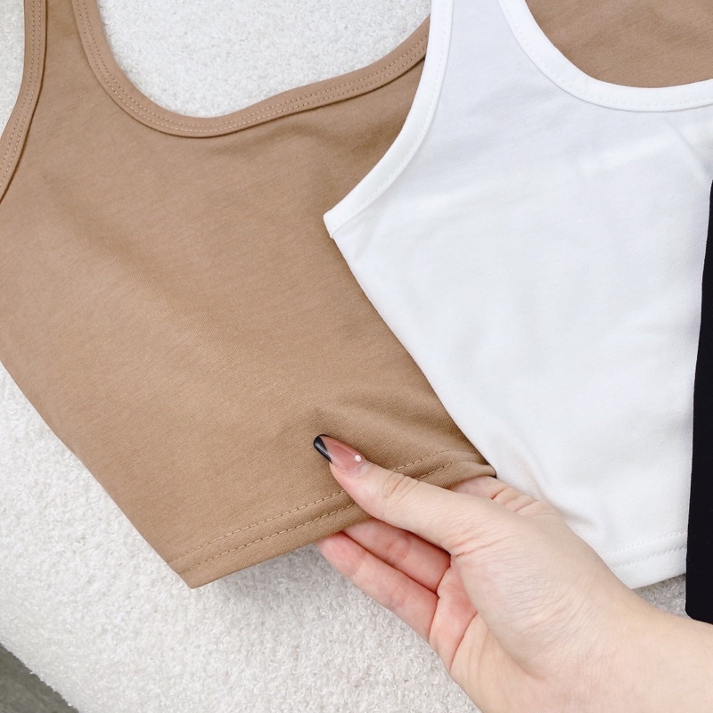 ÁO YẾM CROPTOP THUN SÁT NÁCH