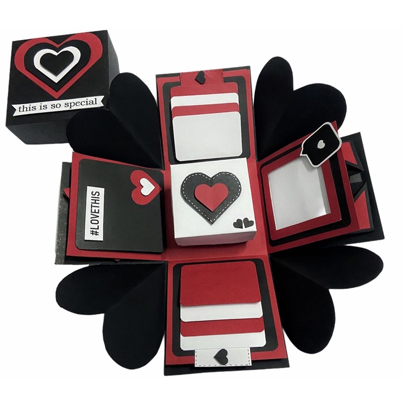Box love size 10x10x10cm