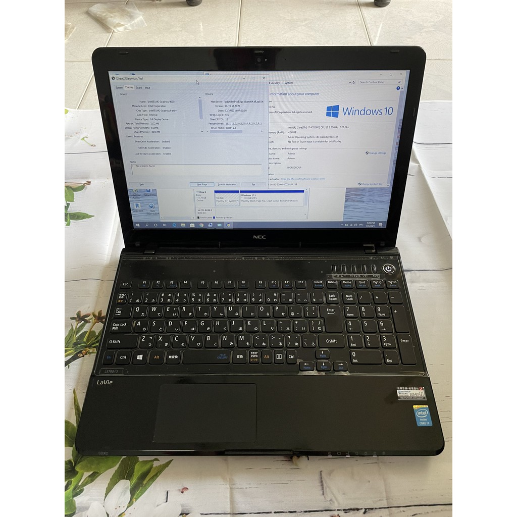 Máy tính xách tay nhật Laptop Nec LS700/S core I7 | BigBuy360 - bigbuy360.vn