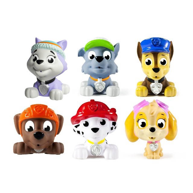 Bộ 6 chó bơi phun nước Paw Patrol đội mũ (giao ngẫu nhiên)