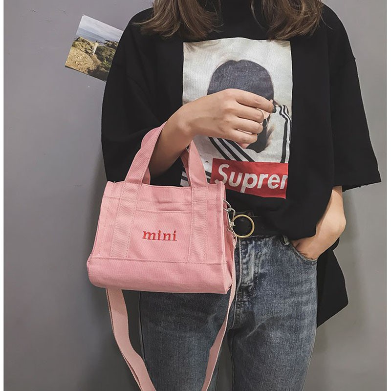 Túi Tote Vải Canvas In Chữ