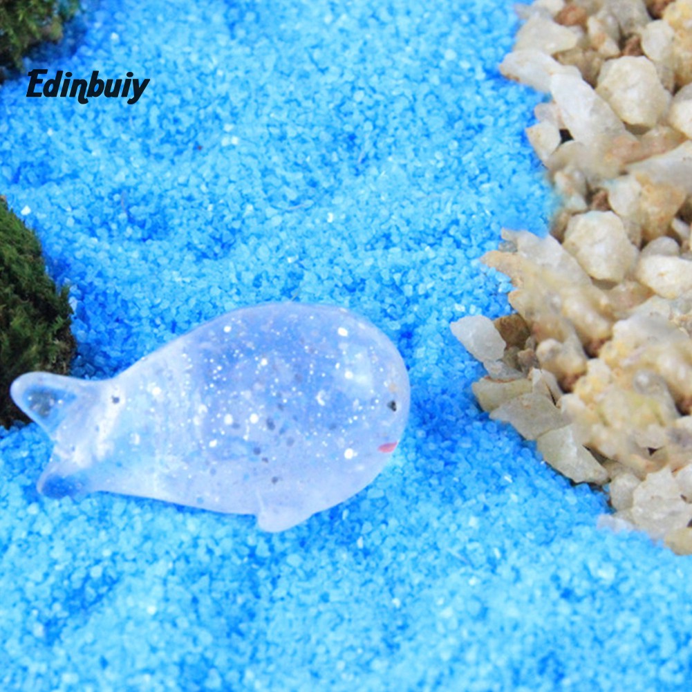 Cá voi đồ chơi bằng nhựa siêu dễ thương dùng để trang trí bể nuôi cá cảnh