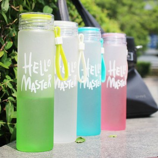 4 bình thủy tinh dây xách Hello Master cao cấp 400ML