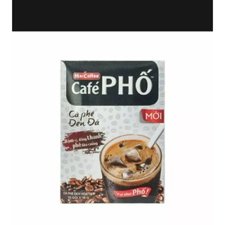 Cà Phê Phố Đen Đá ( Hộp 10 gói x 16g)