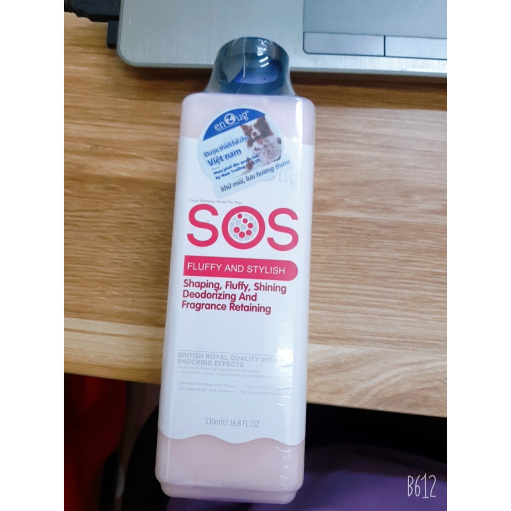 [ Chính Hãng ] Sữa tắm cho chó SOS chai 520ml - Hàng chính hãng có tem tròn