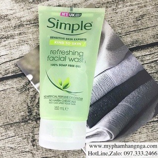 Sữa rửa mặt Simple chính hãng