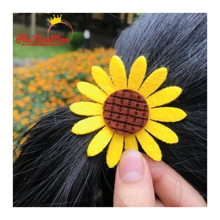 [ ẢNH THẬT ] Chun buộc tóc hoa cúc họa mi siêu HOT HANDMADE