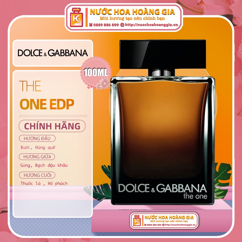 Nước hoa nam D&G THE ONE EAU DE PARFUM 100ml 50ml - Chính hãng