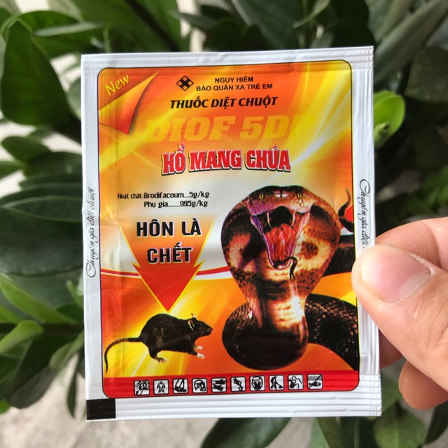 Thuốc diệt chuột thế hệ mới DIOF 5 DP ( gói 5g)