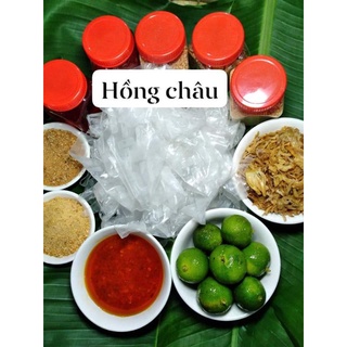 🔥Hot🔥Combo bánh mỏng phơi sương+muối tôm+hành phi+sa tế