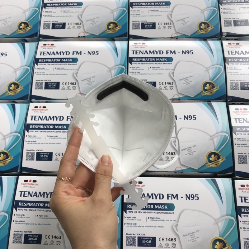 [TENAMYD FM N95] Hộp 20 cái Khẩu Trang N95 Việt Nam