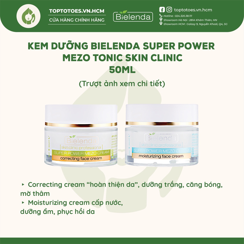 Kem dưỡng Bielenda Super Power Mezo Skin Clinic