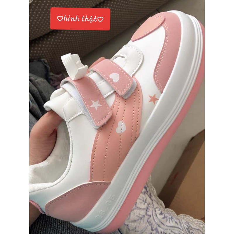 [2021 Siêu Xinh + Hình thật] Giày Sneaker Bánh Mì Ulzzang so cute êm chân đế 2,5cm