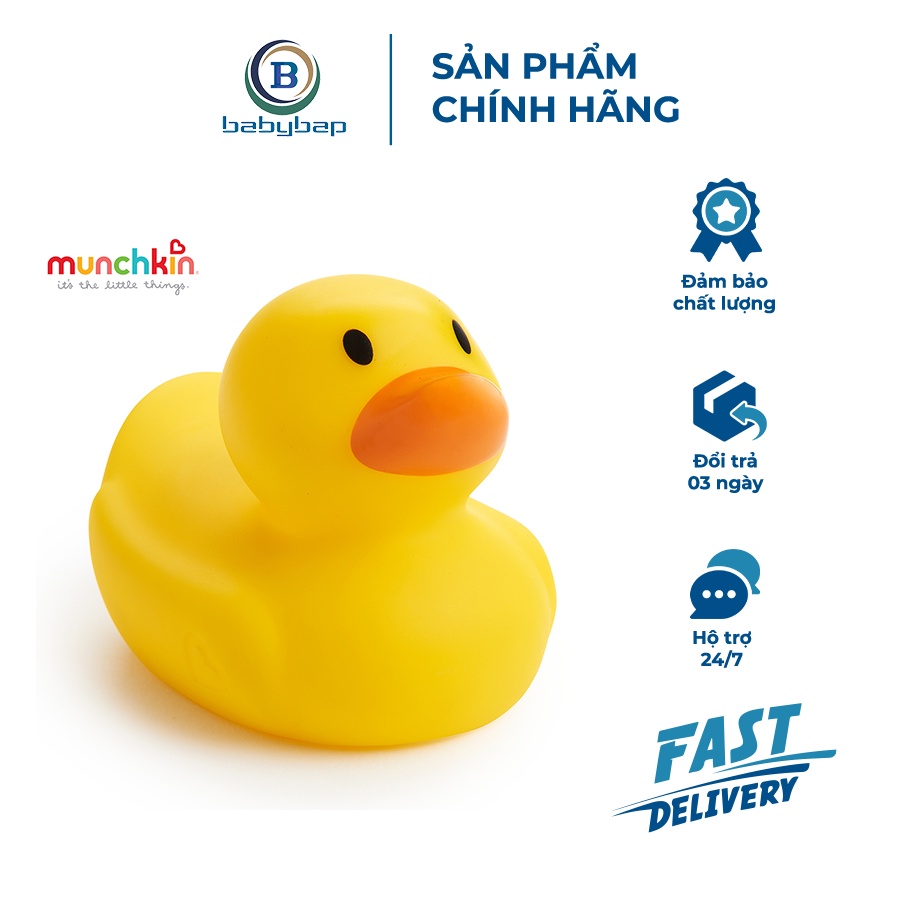 Vịt Vàng Báo Nóng Munchkin Chất Liệu Nhựa An Toàn Cho Sức Khỏe Của Trẻ Nhỏ