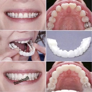 Set 2 hàm răng giả bằng silicon -Răng Giả Bằng Silicon Tự Nhiên Tiện Dụng