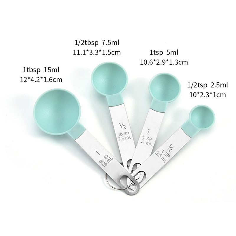 Set 4 Muỗng Đo Lường Dùng Trong Nhà Bếp