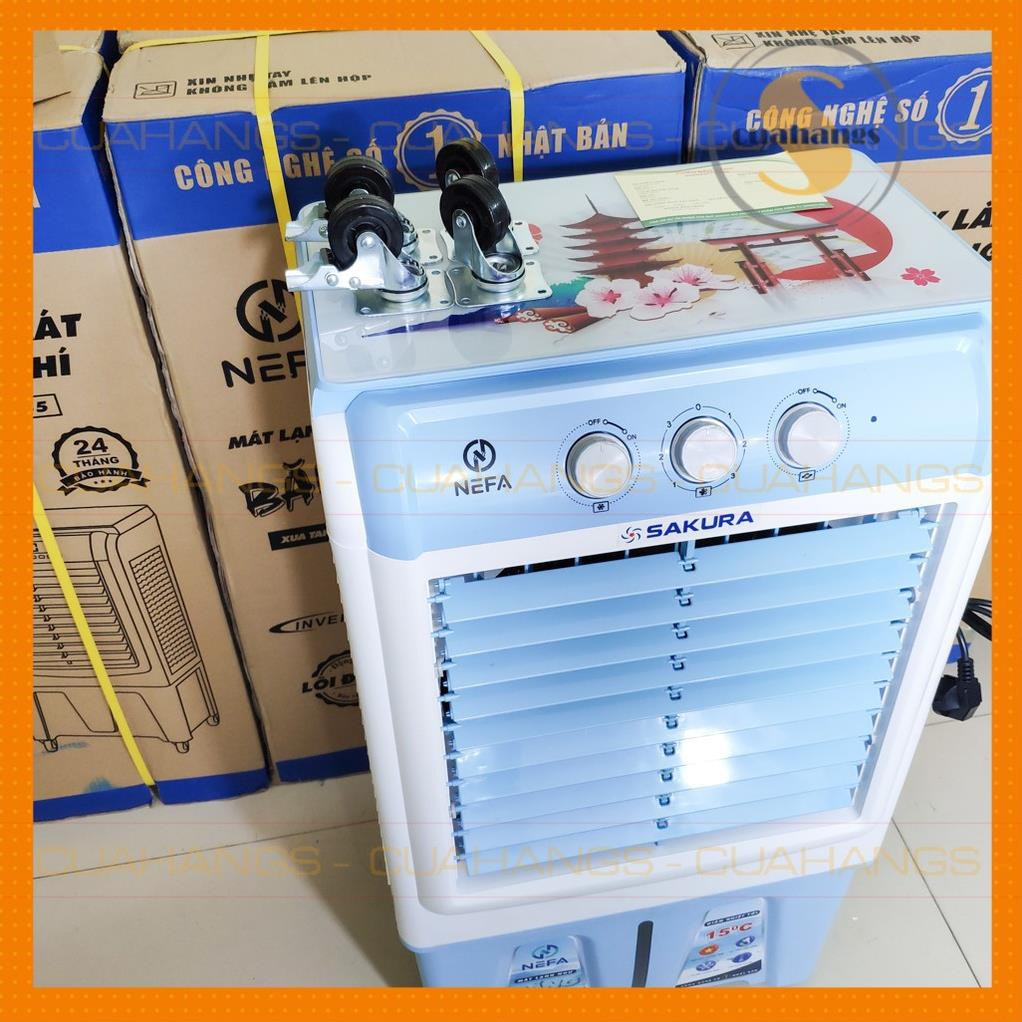 Quạt hơi nước mini 45 lít làm mát [ quat hoi nuoc ] SAKURA F45 - BH 2 năm | BigBuy360 - bigbuy360.vn