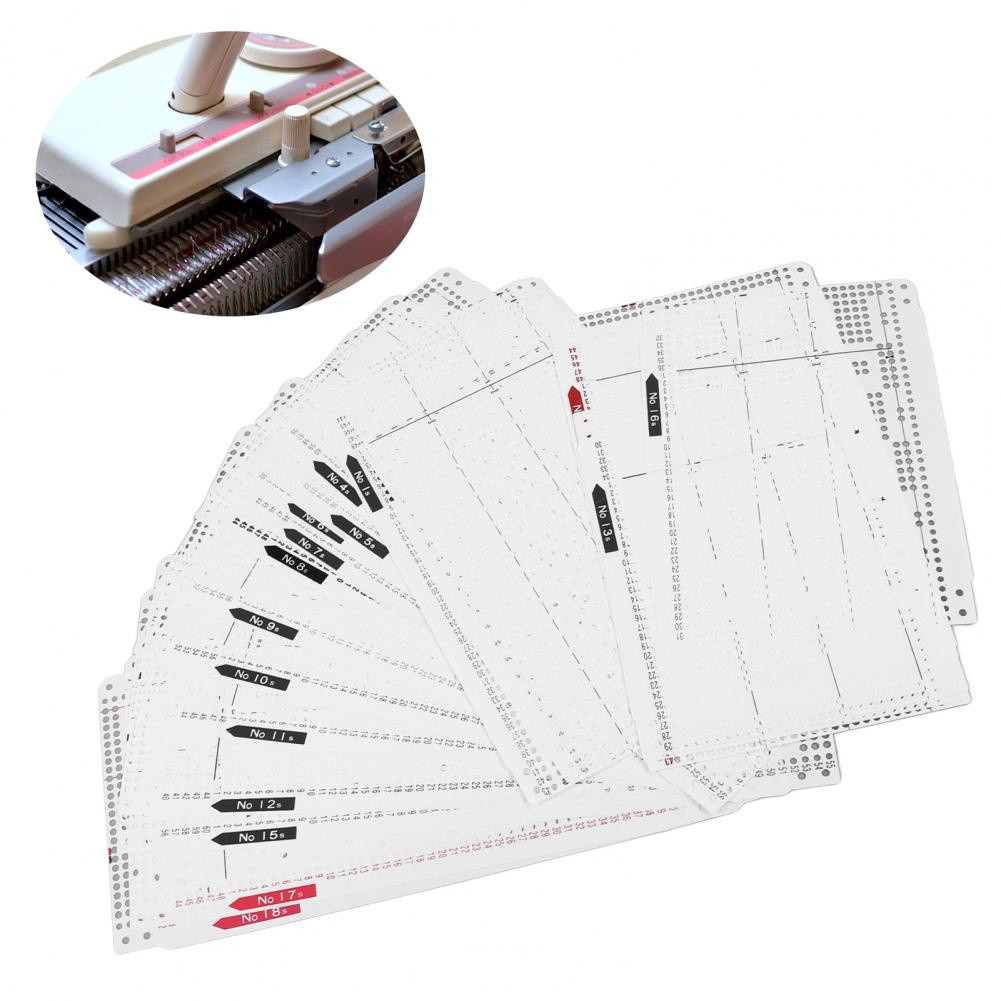 Iuxishop Knitting Machine Flower Punch Card No. 1‑20 Punching Accuracy Soft Durable