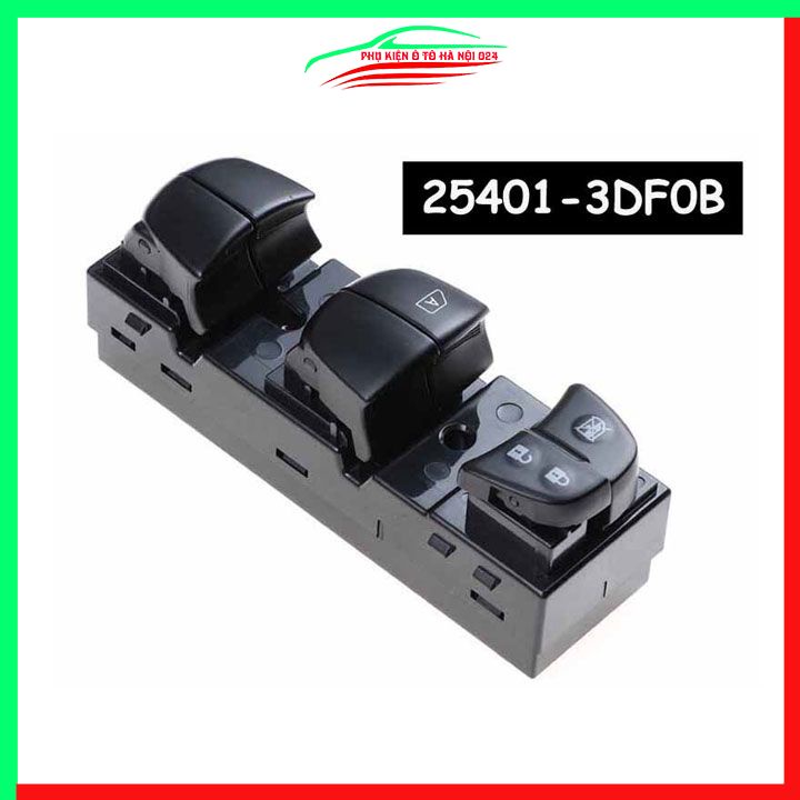 Công tắc kính tổng Nissan Tiida 2011-2014 mã 25401-3DF0B nâng hạ kính lên xuống ô tô