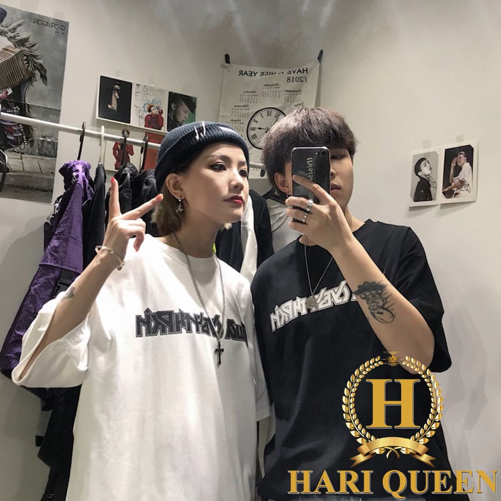 Áo thun tay lỡ Yinxx HARIQUEEN áo phông nam nữ unisex form rộng 65kg