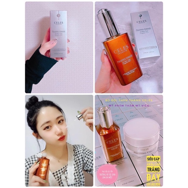 Tinh Chất Placentary Ampoule Nhau Thai Cừu Celes Premium