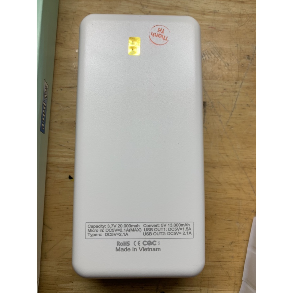 Sạc dự phòng 5S Pace 5000mah-20000mah việt nam, bảo hành 12 tháng