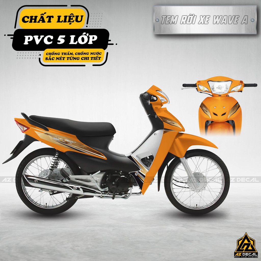 [ TEM WAVE MÀU CAFE  ] Phong Cách Chuyển Màu | Chất Liệu PVC 5 Lớp - Chống Bay Màu