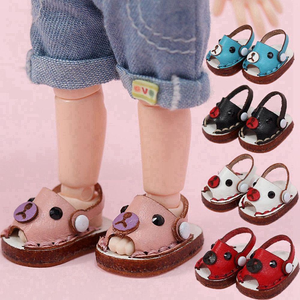 Giày Búp Bê Handmade Bằng Da Bò Có 6 Màu Dễ Thương