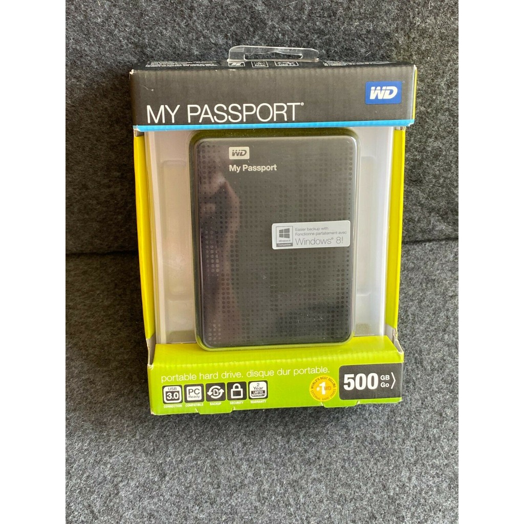 Ổ cứng di động HDD Box WD PASSPORT 500GB 1TB 2TB 2.5” USB 3.0