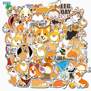 Set 50 Miếng Dán Hoạt Hình Chống Thấm Nước Trang Trí Vali / Ván Trượt